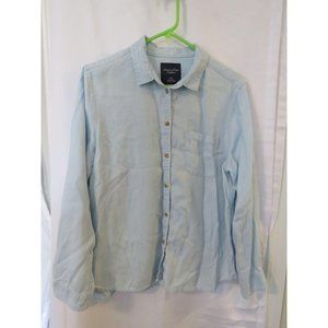 American Eagle Shirt Womens SZ Large Button Front